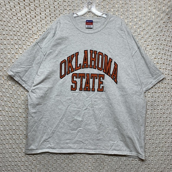 Champion Other - Vintage Champion Brand T-Shirt Oklahoma State Shirt Mens 3XL Gray Crew Neck